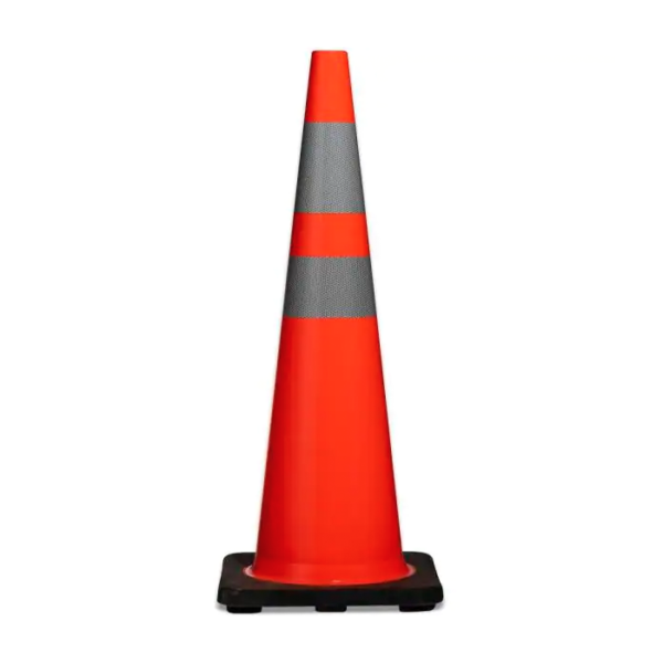 18" Orange Traffic Cone Reflective